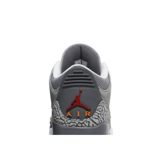 Air Jordan 3 Mid Cool Grey 2021 Мужские Ретро Кроссовки CT8532-012