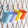Hanging Planter Flower Holders with Detachable Hooks for Indoor Outdoor Garden Balcony Fence Railing Decoration