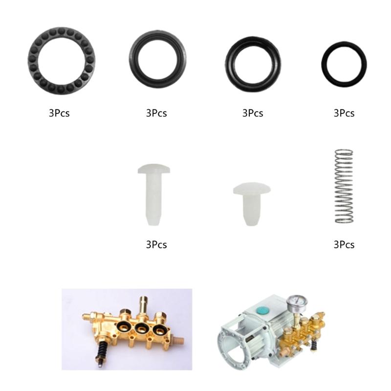 Комплект уплотнительных колец 280/380 Тип для колец насоса для мойки высокого давления, запасная часть, ремонтная сумка, комплект уплотнений для мойки высокого давления