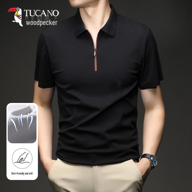 TUCANO Men's Ice Silk Quick Dry Polo Shirt