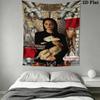The Silence of the Lambs Wall Tapestry Aesthetic Wall Hanging Printed Fabric Blanket Decorative Tapestries for Bedroom Living Room Home Decor