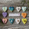 Карманное сердце-обнимание, сердечное украшение из смолы, мини-сердце, облегчение тревоги, сердце-обнимание для поощрительного подарка
