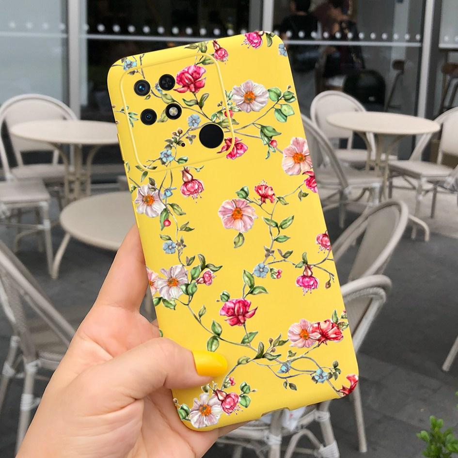 Чехол для телефона Xiaomi Redmi 10C Новый Популярный Цветочный Рисунок TPU Чехол-бампер для Xiaomi Redmi 10C 4G Redmi10C NFC 2022 Мягкий Funda