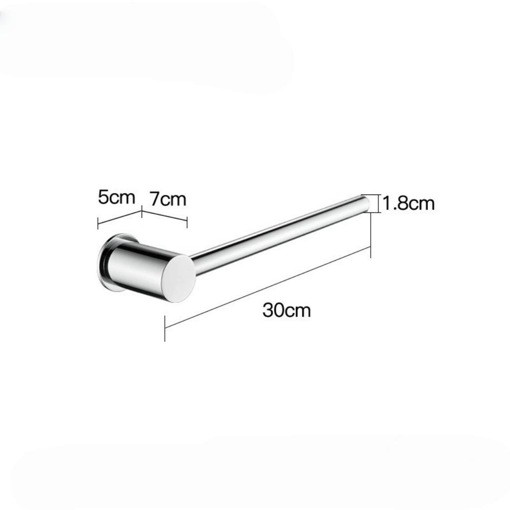 Tuqiu Brushed Gold Towel Hanger Wall Mounted Brass Towel Rack Bathroom Towel Holder Brass Towel Bar Rail Brief Towel Holder