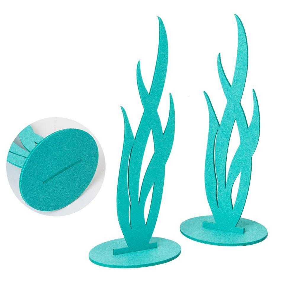 Товары для вечеринок Декор своими руками из фетра Подводная тематика Вечеринка в стиле русалки Украшения для стола Украшение
