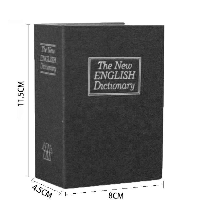 Словарь, мини-книжный сейф, шкафчик для ключей, скрытый секретный сейф для ключей, сейф для хранения наличных денег, монет, ювелирных изделий, замок