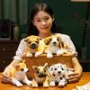 Cute Simulation Puppy Dog Spotted Dog Doll Plush Toy Husky Shar Pei Dog Doll Children's Doll