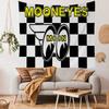 Настенный гобелен с принтом Mooneyes, большой, для подвешивания, Таро, Хиппи, настенные коврики, общежитие, дешевый, настенное украшение в стиле хиппи