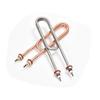 U-Shaped Purple Copper Electric Heating Tube