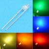 100Pcs White Red Blue Yellow Green 3mm Diffused Round LED Assortment Kit Super Bright Light Emitting 6000-6500k Diode Bulb Lamp