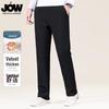 JOW Men's Fleece Lined Business Casual Straight-Leg Pants