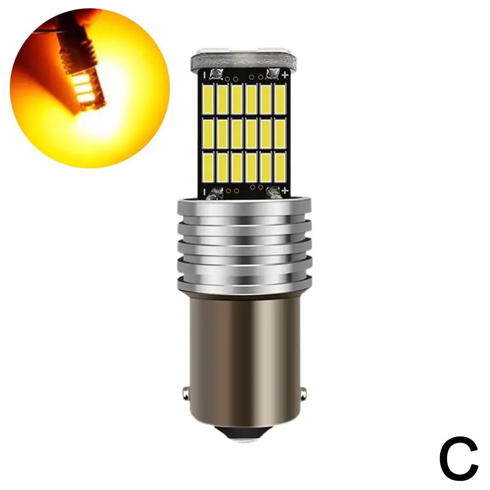 Автомобильная задняя лампа T15 1156 Ba15s P21w W16w 45smd 4014 светодиодная лампа для мотоцикла, часть 7440, лампа, автоматический сигнал, тормоз, резервный ход, задний ход V6d7