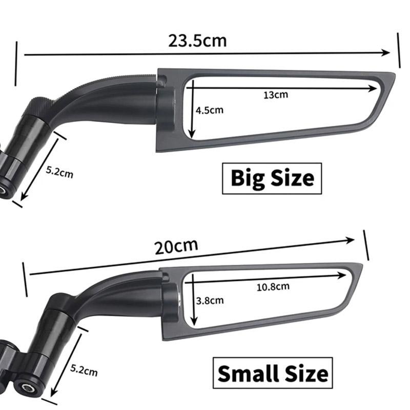 Для мотоцикла Ducati MULTISTRADA STREETFIGHTER HYPERMOTARD с фиксированным ветрокрылом, конкурентное зеркало заднего вида, зеркало заднего вида