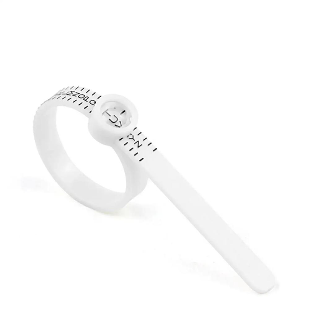 Размер США/Великобритании/ЕС/Гонконга Кольцемер Кольцемерная лента Инструмент для измерения колец Кольцевая катушка Фильтр размера пальца с увеличительным стеклом