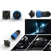 50A 2+1+5 Lithium Battery Connector Waterproof IP67 M23 Male Female Plug Socket New Energy Electric Bicycle Charging Port Cable