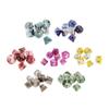 Набор из 7 шт. Акриловые многогранные кубики Double-Colors D8 D10 D10% D12 D20 для настольных игр, семейных игр, RPG