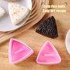 Большая треугольная форма для суши DIY Онигири Пресс для рисовых шариков Легкое извлечение Пресс для еды Кухонные аксессуары для бенто