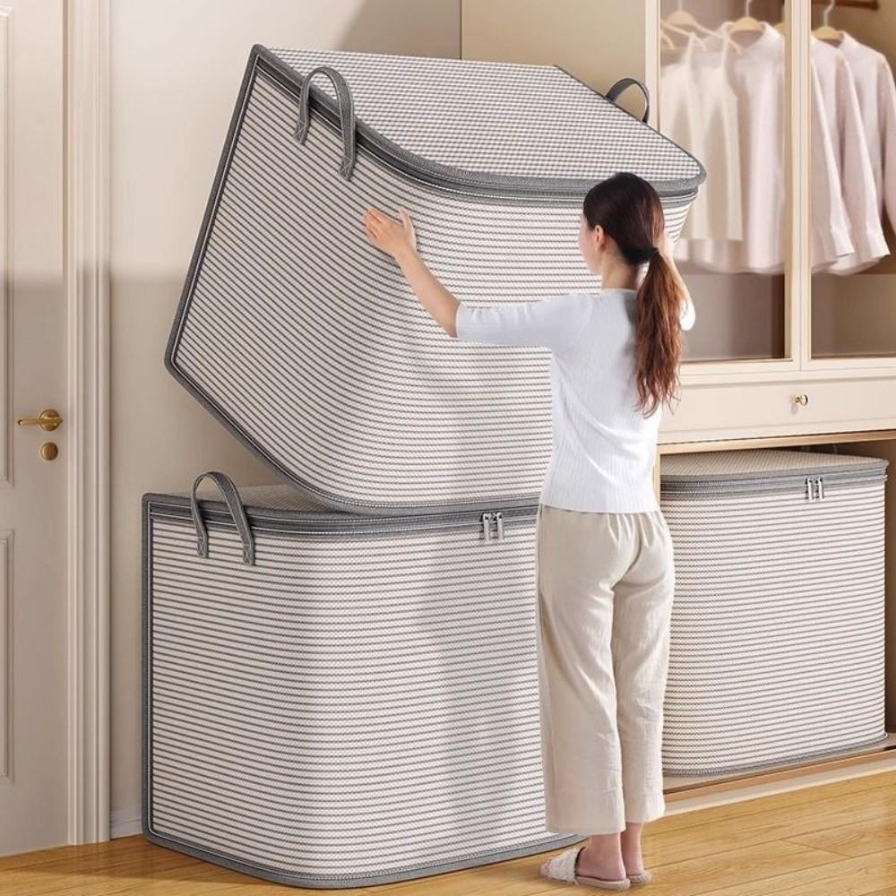 Пылезащитная сумка-органайзер, сумка для упаковки большой вместимости, прочная сумка для хранения одежды и одеял, для дома