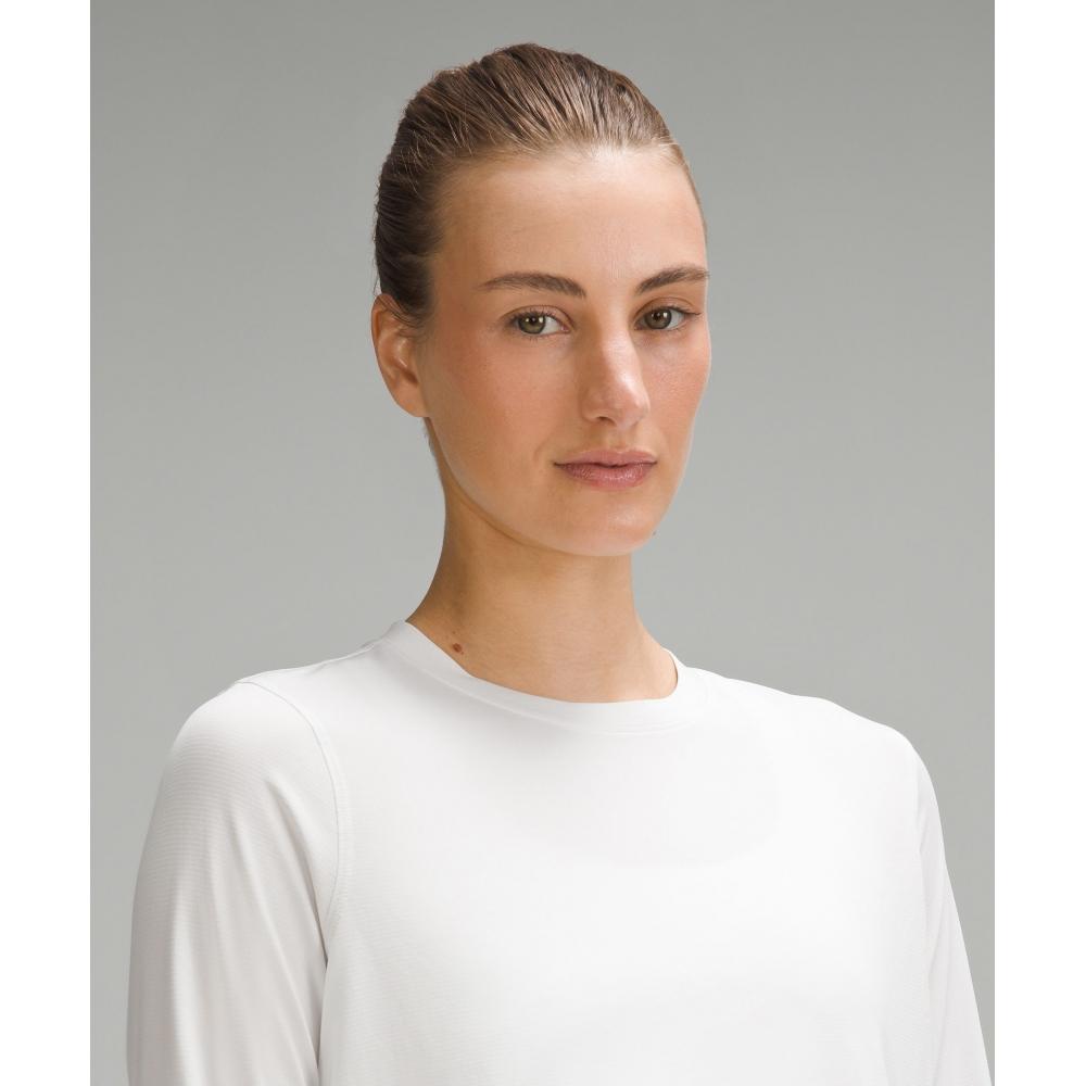 Lululemon Сверхлегкая рубашка длиной до бедер с длинным рукавом Light Vapor