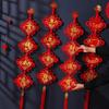 2024 Velvet Chinese Knot Couplet New Year Pendant – Festive Décor