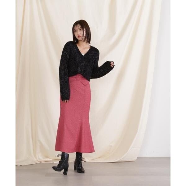 [JILL by JILL STUART] Lamé Mix Knit, Web-Exclusive Color: Pink