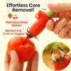 1pc Strawberry Cherry Huller - Corers with Stainless Steel Blade for Efficient Core Removal, Kitchen Gadgets and Stuff for Easy Food Preparation