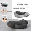 Массажная подушка с технологией теплого и успокаивающего массажа 3 в 1 Подушка-массажер для облегчения горба на шее Подушка с эффектом памяти для улучшения качества сна