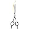 7 Inch Japan 440c Curved Chunker Scissors Paint Shaped Scissors Pet Grooming Shear Special Design