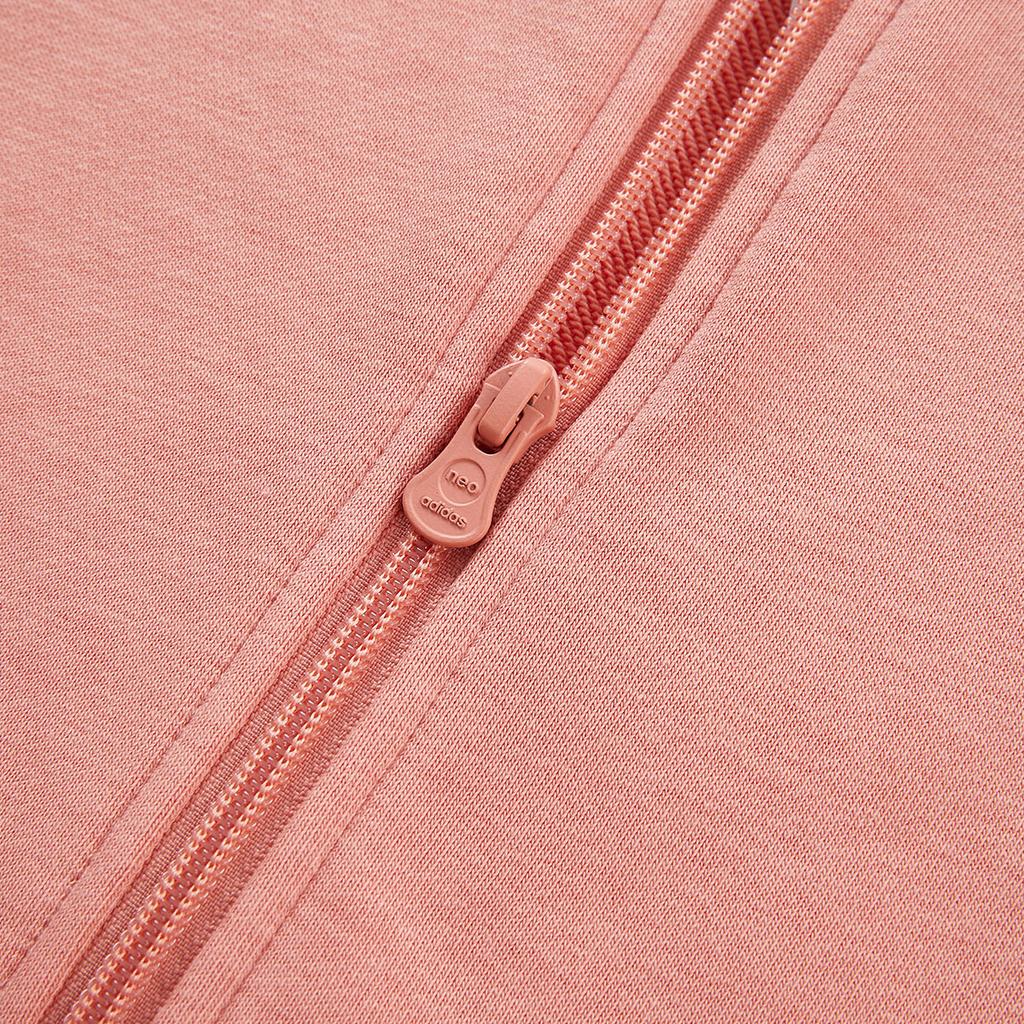 Adidas Neo Solid Color Zip-Up Hooded Jacket Women Jackets Pink IK2432