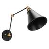 Wall Sconce E27 Vintage Industrial Metal Wall Lamp Arm Adjustable Bedside Reading Light AC85‑265V