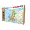Wooden Puzzle - MICHELE WILSON PUZZLE - Map of Europe - 50 Pieces - Travel and Maps - Child