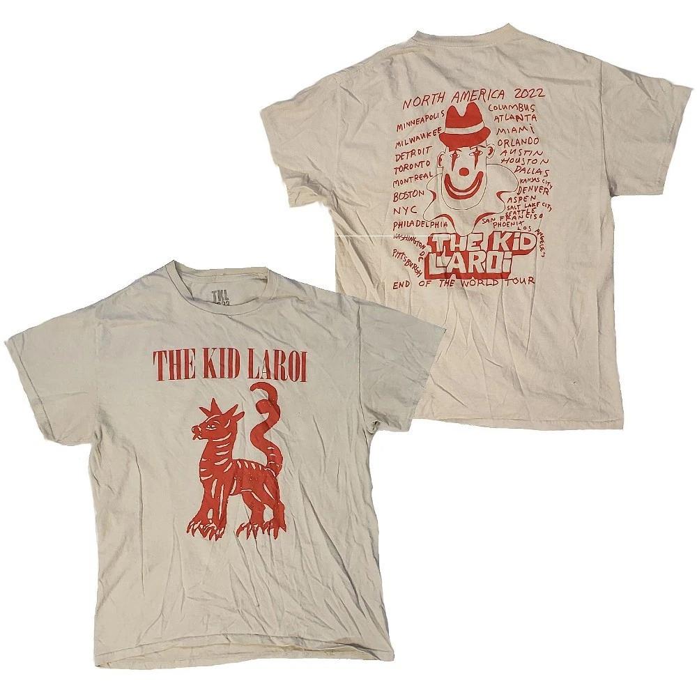 The Kid Laroi End of the World 2022 Tour Double Sided Concert s s s s s T- Children's T-shirt - Medium
