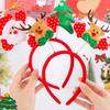 Christmas Headband Reindeer Antler Santa Tree Star Hairband Holiday Dress-up Hair Hoop