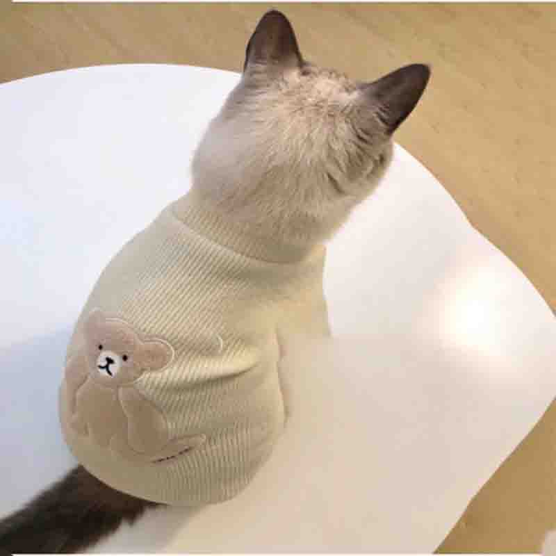 Одежда для кошек, тонкая дышащая британская короткая американская короткая весенне-осенняя одежда для домашних собак, котят, котят, для предотвращения выпадения волос