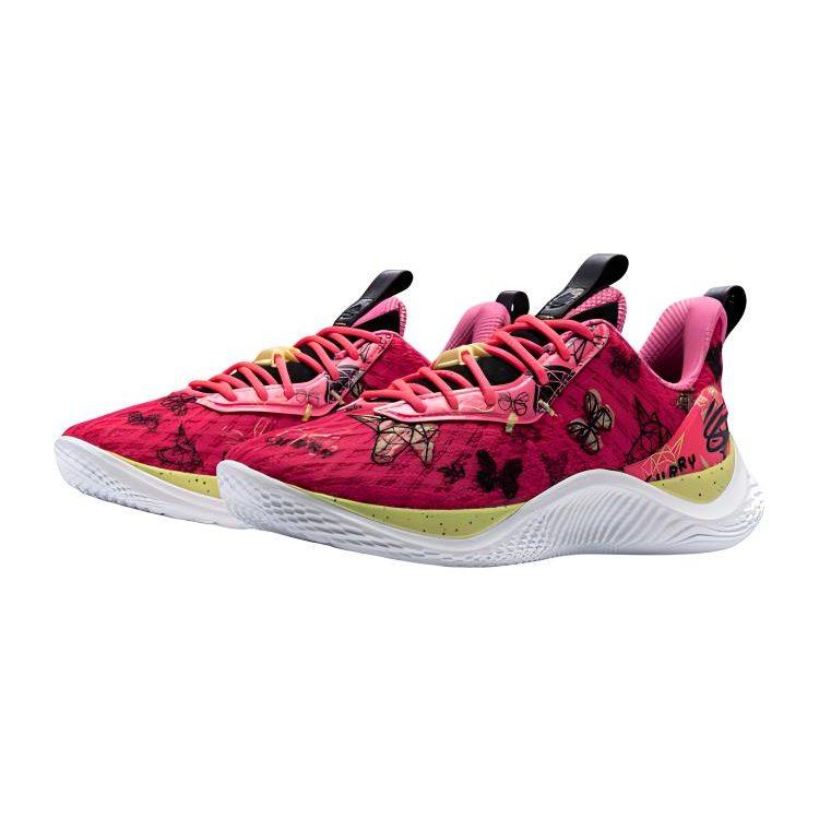 Under Armour Баскетбольные кроссовки Curry 10 Low top Детские Розово-Желтые Унисекс 3026296-600