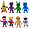 8-24 шт. Stumble Guys Кавайные Аниме ПВХ Фигурки Действия Набор Многопользовательская Игра Модель Статуэтки Для Детей День Рождения Коллекция Игрушка Подарок