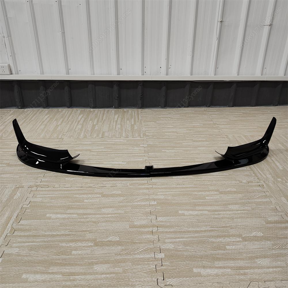 4PCS For BMW 3 Series F30 2012-2018 M3 M4 Style Car Front Bumper Lip Spoiler Splitter Diffuser ABS Gloss Black Bodykits Tuning