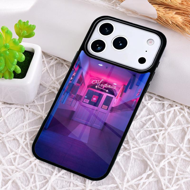 Neon Vaporwave Art Shockproof Phone Case for iPhone 17 Air 16e 15 11 12 14 13 Pro Max Cover Coque