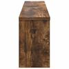 Wall Mounted Nightstand Smoked Oak 100 x 16 x 26 cm