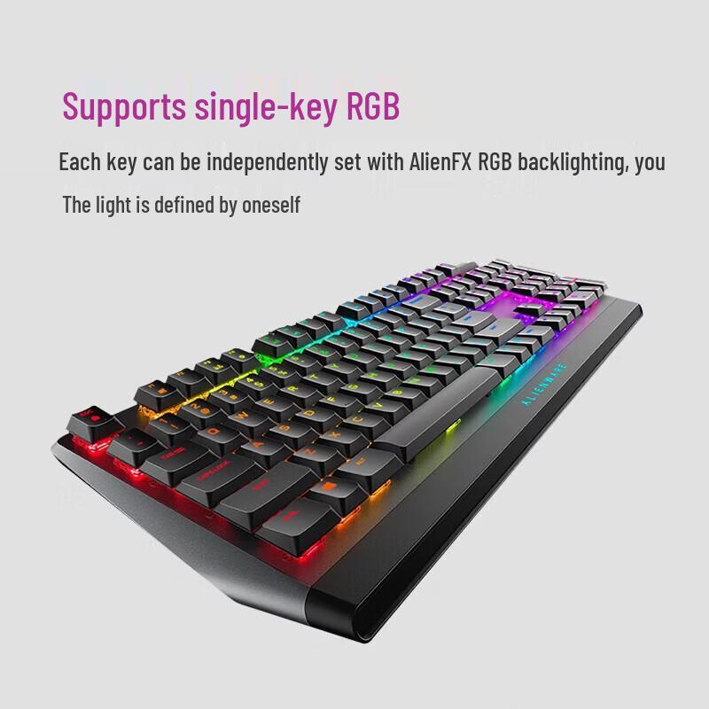 Dell Механическая игровая клавиатура Alienware AW510K с RGB-подсветкой