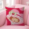 Cute Role Strawberry ShortcakeCartoon   Cushion Cover Pillow Cover Decor Pillowcase Printed Cushion Case for Couch