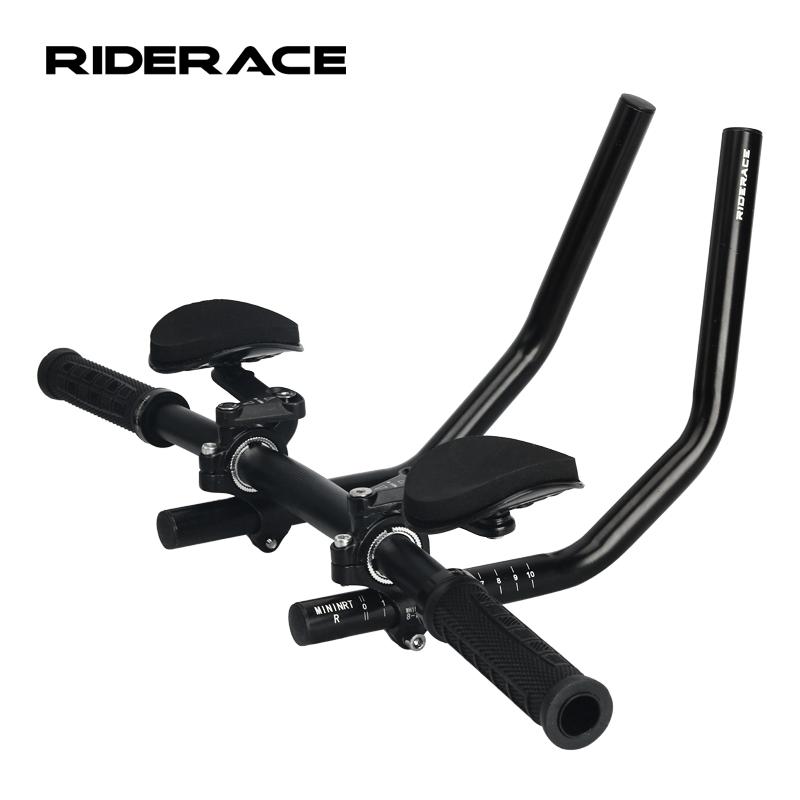 Bicycle Triathlon TT Handlebar Rest Handle Bar Aluminum Alloy Bike Long-Distance Race Bend Bar Straight TT Triathlon Extender