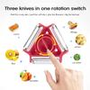 1/3Pcs 3 In 1 Multifunctional Peeler Magic Trio Peeler Set Slicer Shredder Julienne Cutter Peel Blade Zester Grater Kitchen Tool