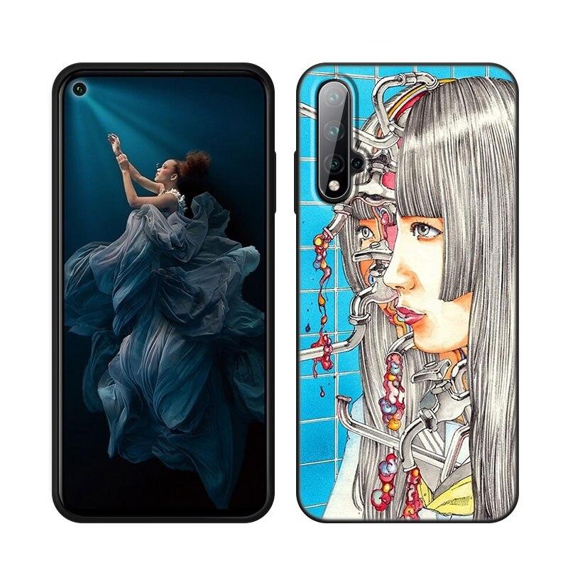 Чехол для телефона Shintaro Kago Horror с мультяшным рисунком для Huawei Honor 60 50 Mate 40 30 20 10 Lite Nova 9 8 Pro 7 SE Y60 30S 8i 7i 5T Premium