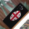 Georgia Flag For OPPO A52 A72 A92 A98 A78 A58 A5 A9 A15 A17 A77 A53S A57S A94 A74 A54 A16 A76 A96 Case