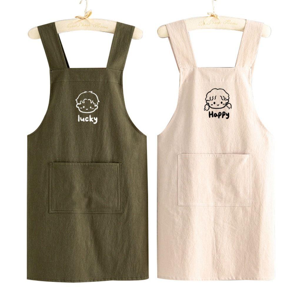 Cotton Kitchen Aprons Anti Dirty Gardening Work Clothes Cooking Smock Boys and Girls