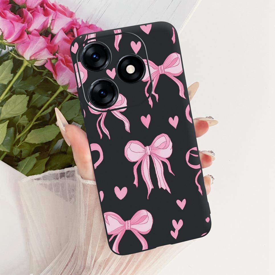 Для Tecno Spark 10 10C 10 Pro 4G KI7 KI5m Чехол для телефона Цветной Бабочка Цветок Женский Девичий Мягкий Силиконовый Корпус Матовая Задняя Крышка