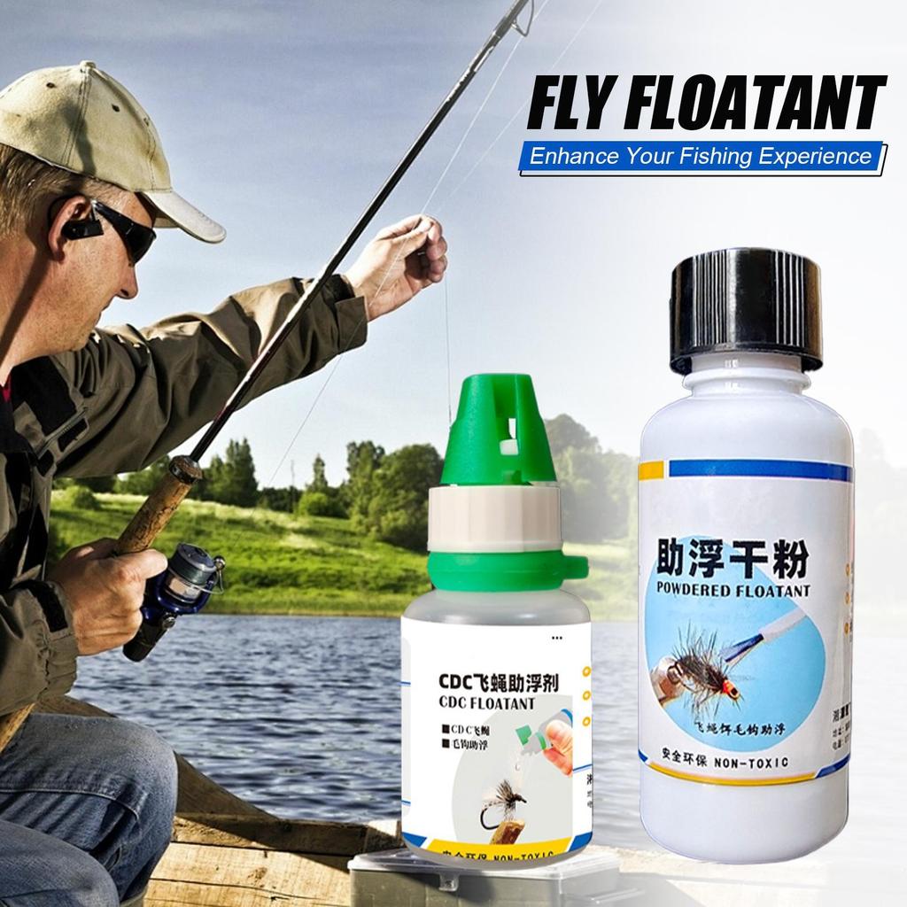 Флотант для сухих мушек Усиление плавучести Натуральный экстракт Гидролизуемый Долговечный Порошок для мушек Флотант для нахлыста Рыболовный инструмент