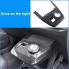 LHD/RHD Car Window Control Lift Panel Cover Sticker Carbon Fiber 4pcs for MG4 MG 4 EV Mulan 2023- 2024 Acc. hga6