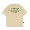 Wassup Heods American-Style Heavy Letter T-Shirt for Men, Summer 2024 New Trendy Brand, Loose Short-Sleeve for Couples